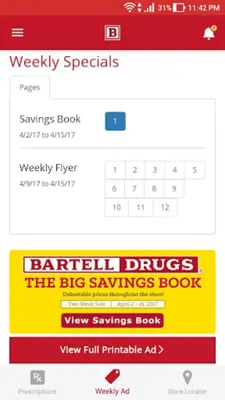 Bartell Drugs android App screenshot 1